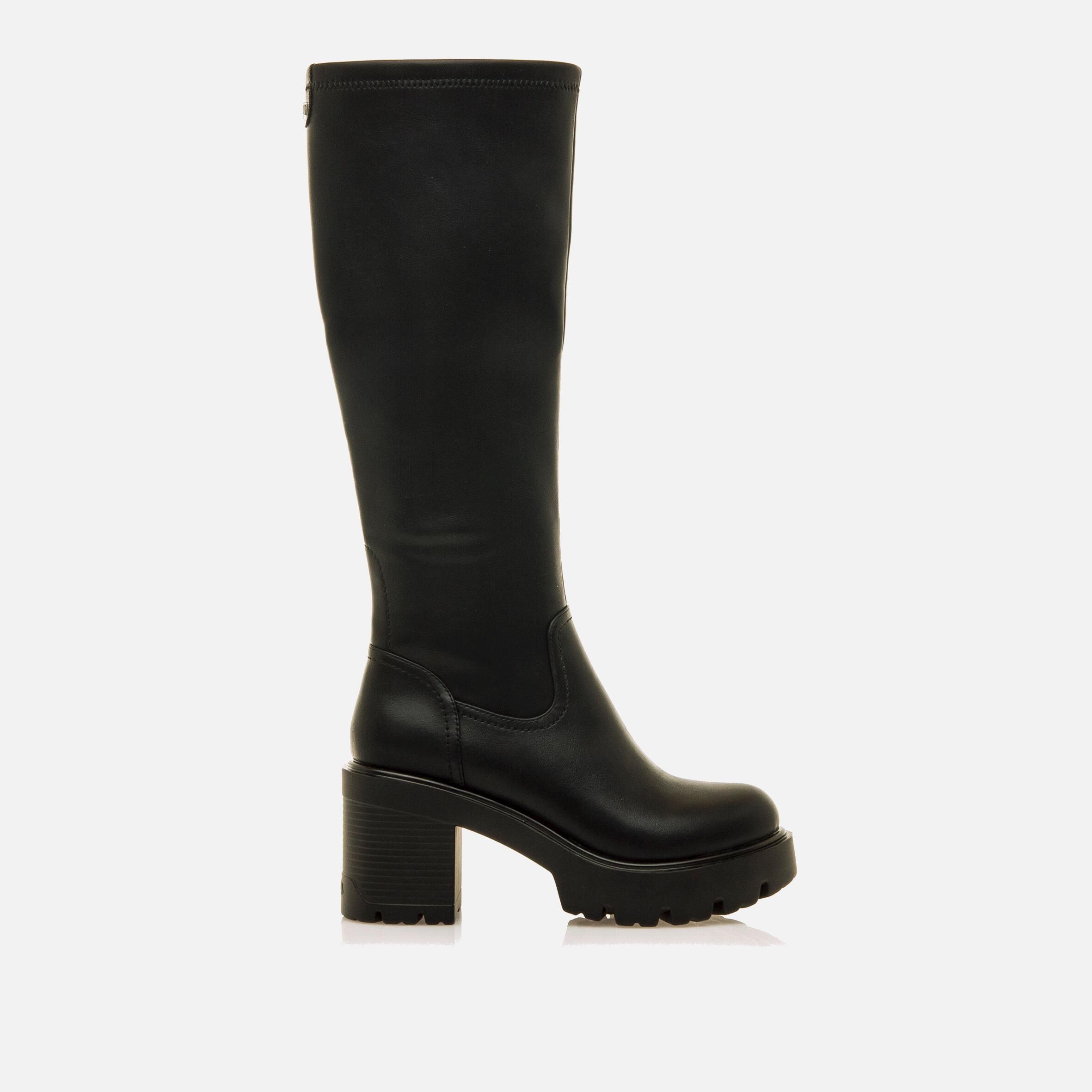 Buy SABA black 58265 HIGH HEELED BOOTS Mtng for WOMAN